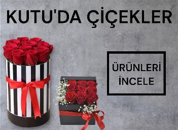 KUTU'DA çiçek